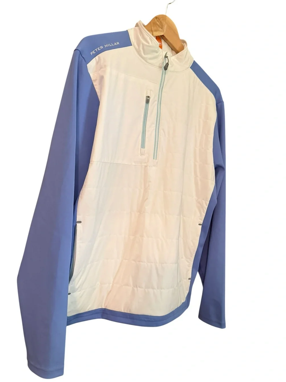 Peter Millar Crown Sport Weld Elite Hybrid Half Zip Padded Golf Jacket Medium
